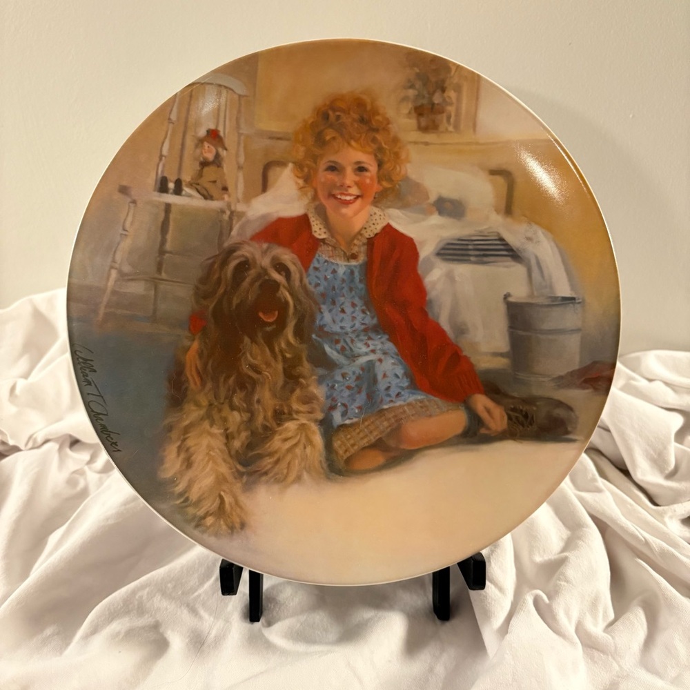 Vintage Annie and Sandy Collectors Plate